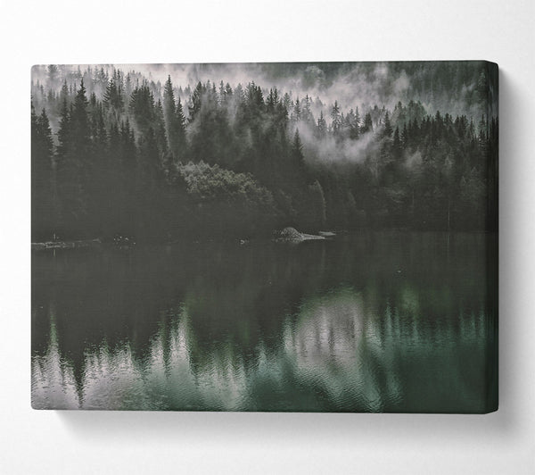  A Canvas Print of Emerald Reflections Canvas Print