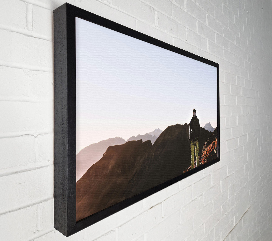  A Canvas Print of Blue Mountain View Canvas Print