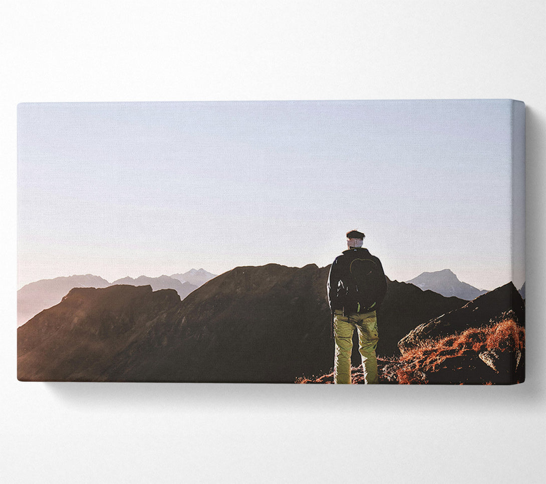  A Canvas Print of Blue Mountain View Canvas Print