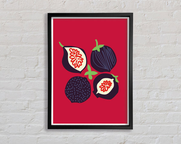 Pomegranate Boho Framed Print