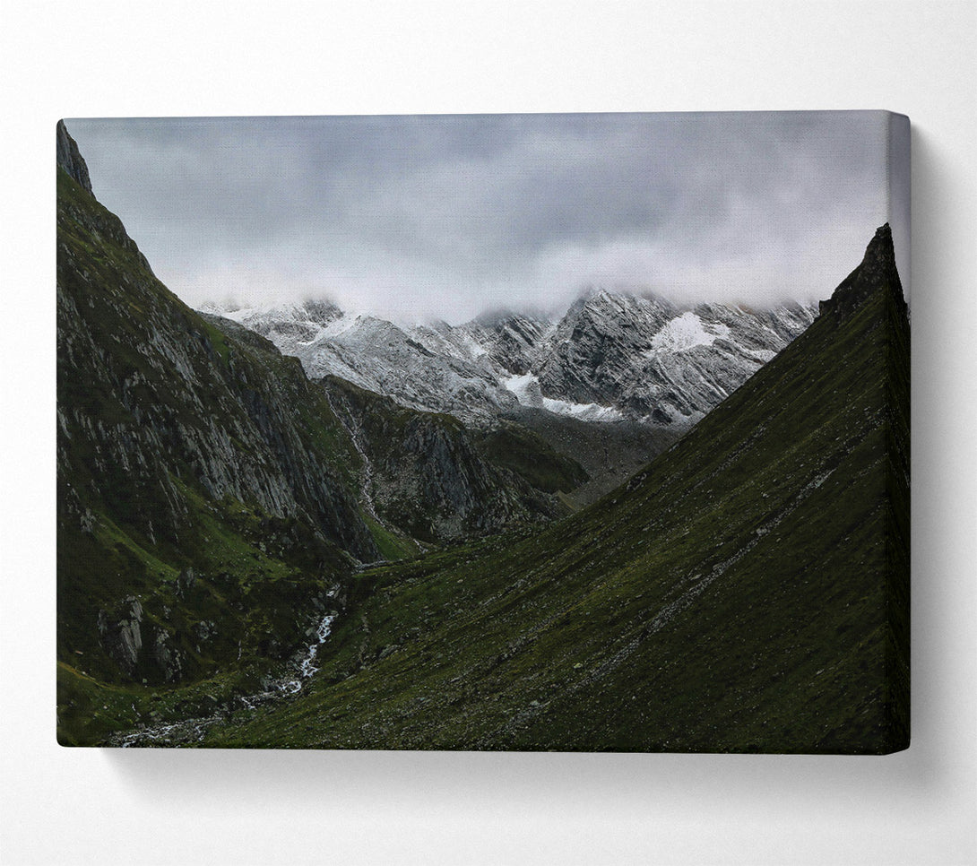  A Canvas Print of Green Valley Summit Canvas Art