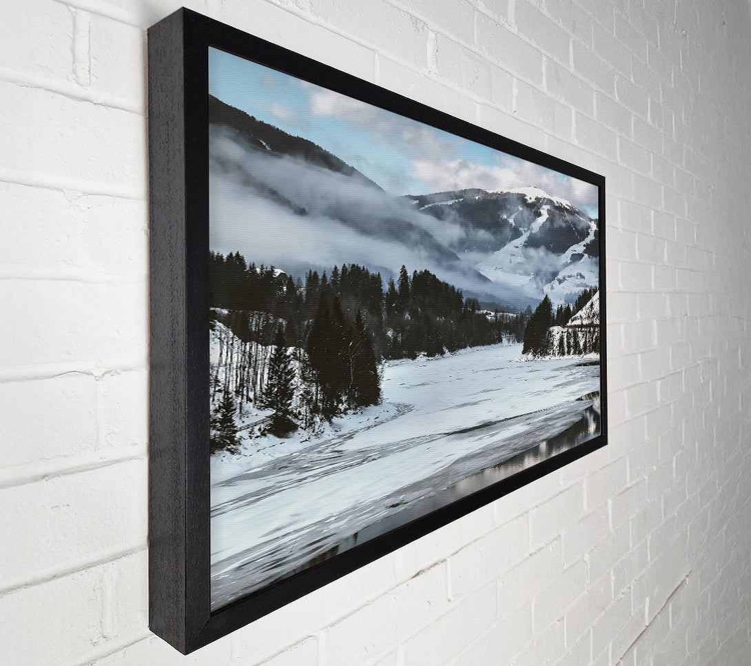  A Canvas Print of Blue Mountains Reflection Canvas Print