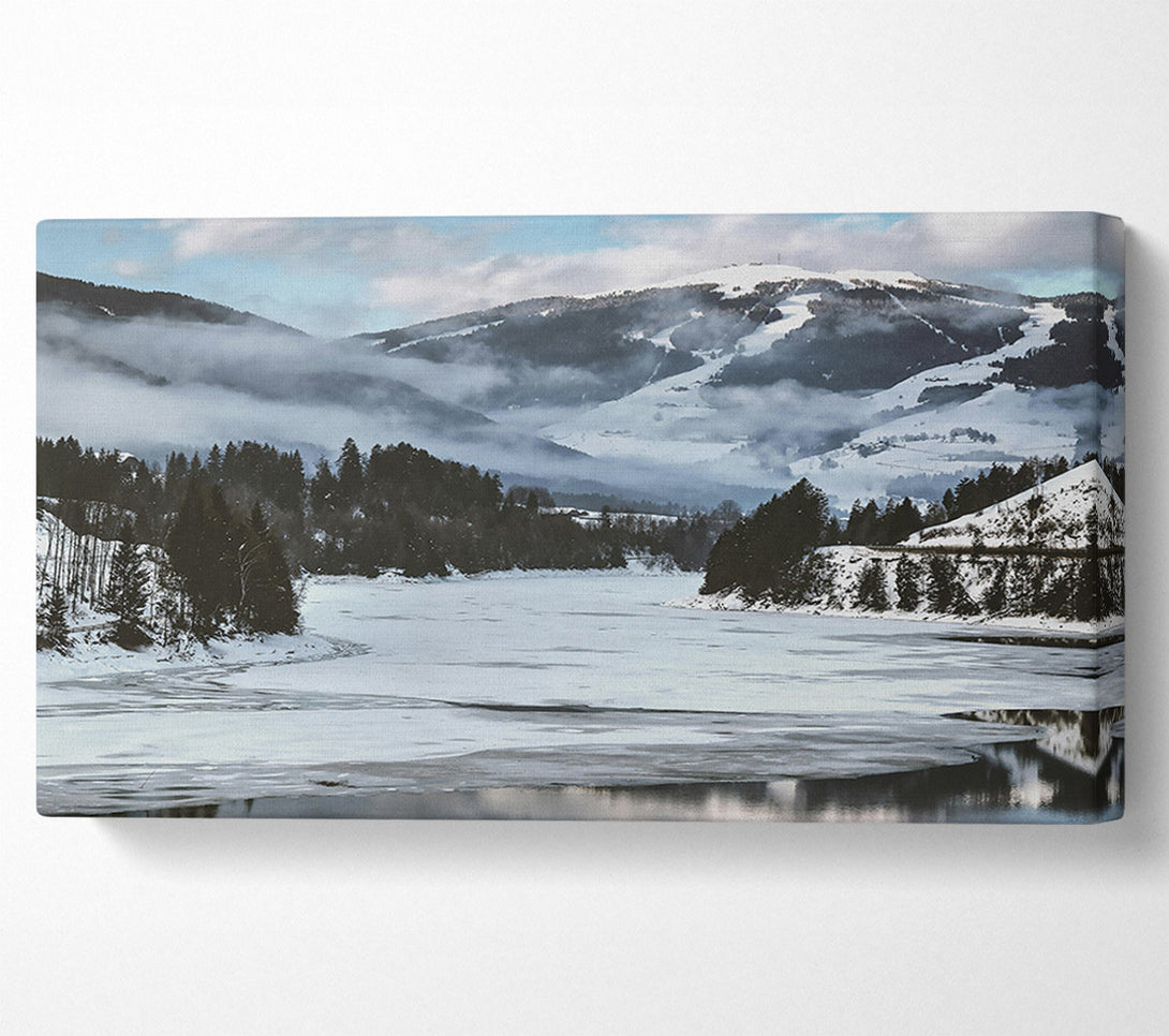  A Canvas Print of Blue Mountains Reflection Canvas Print
