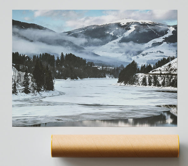 Blue Mountains Reflection Print