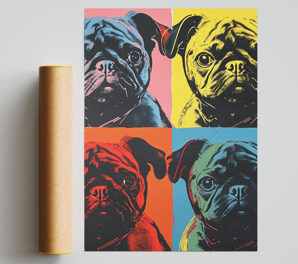 Pop Art Pug Poster