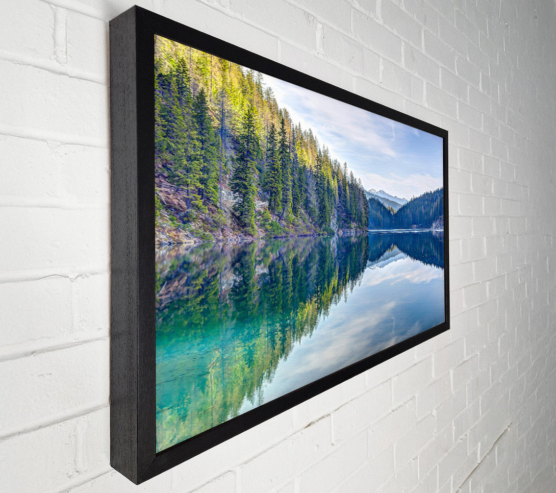  A Canvas Print of Azure Reflections Canvas Art
