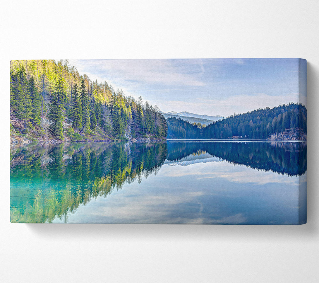  A Canvas Print of Azure Reflections Canvas Art