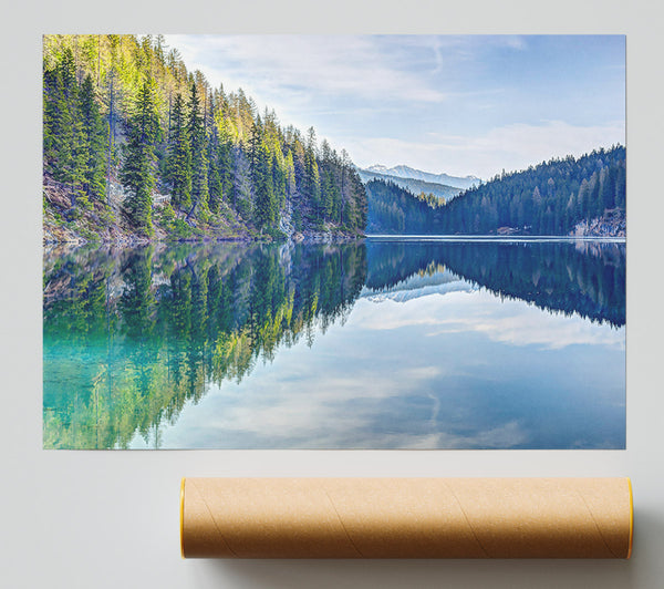Azure Reflections Print