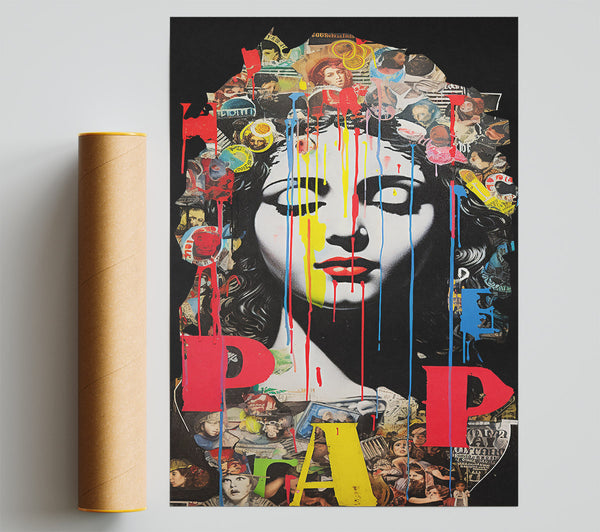 Pop Art Urban Woman Giclee Print