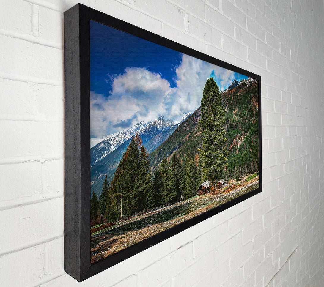  A Canvas Print of Green Mountain Haven Canvas Art
