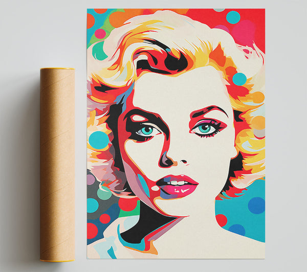 Pop Art Woman Vintage Giclee Print