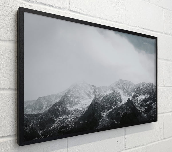 Gray Peaks In The Mist
