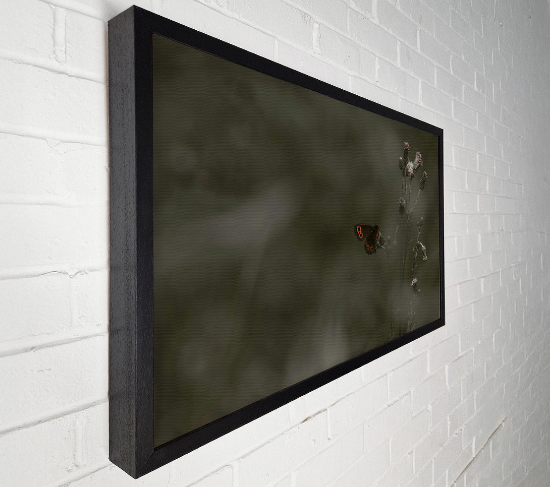  A Canvas Print of Green And Red Butterfly Canvas Wall Art