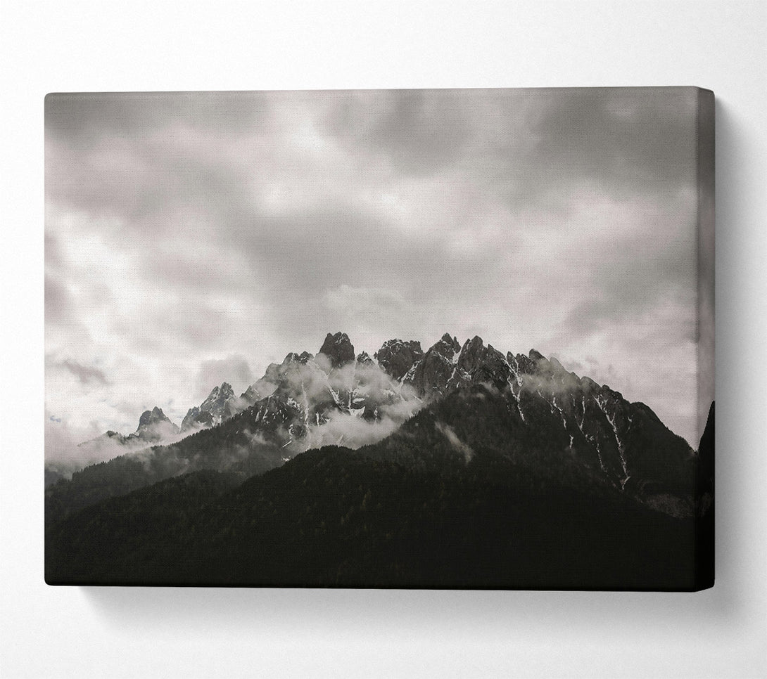  A Canvas Print of Gray Peaks Emerging Canvas Art
