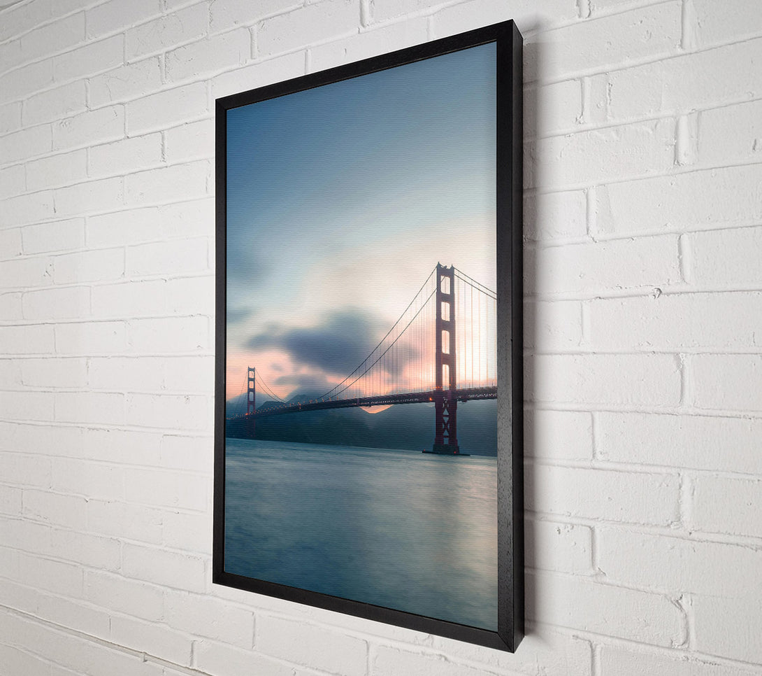  A Canvas Print of Golden Gate Twilight Canvas Print