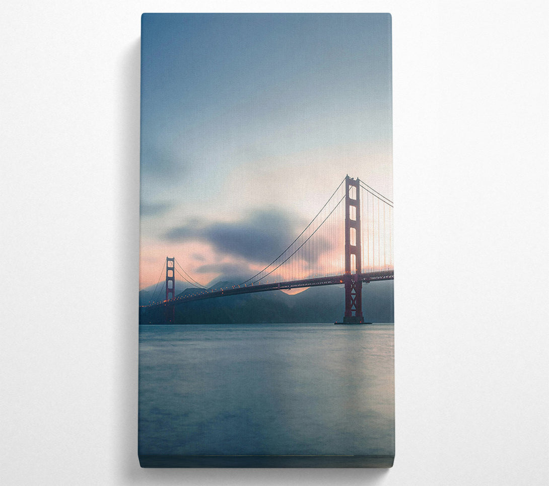  A Canvas Print of Golden Gate Twilight Canvas Print