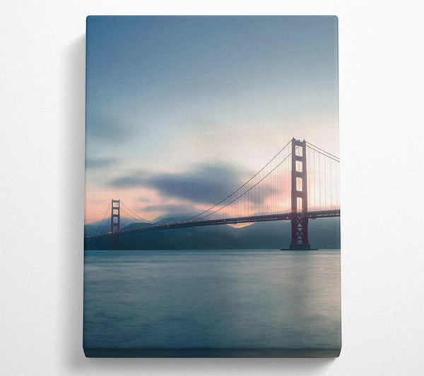 A Canvas Print of Golden Gate Twilight Canvas Print