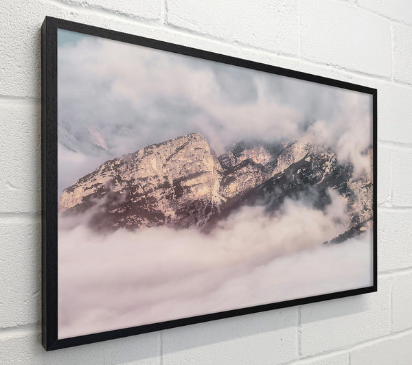 Pale Peaks In Mist
