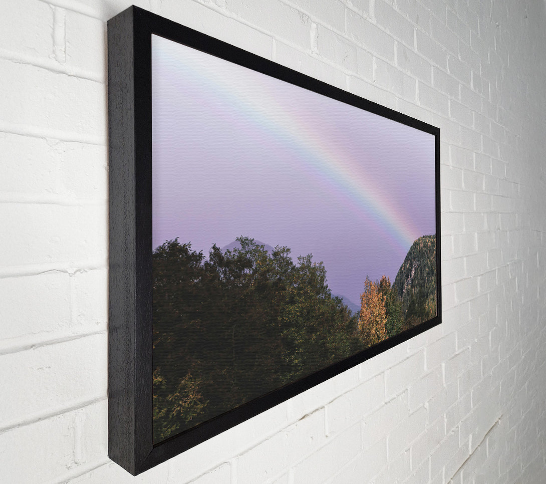  A Canvas Print of Lavender Sky Rainbow Canvas Print