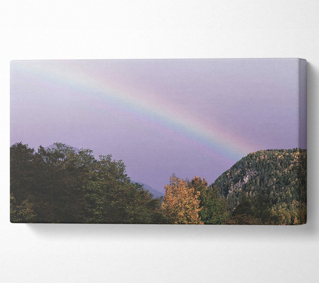  A Canvas Print of Lavender Sky Rainbow Canvas Print