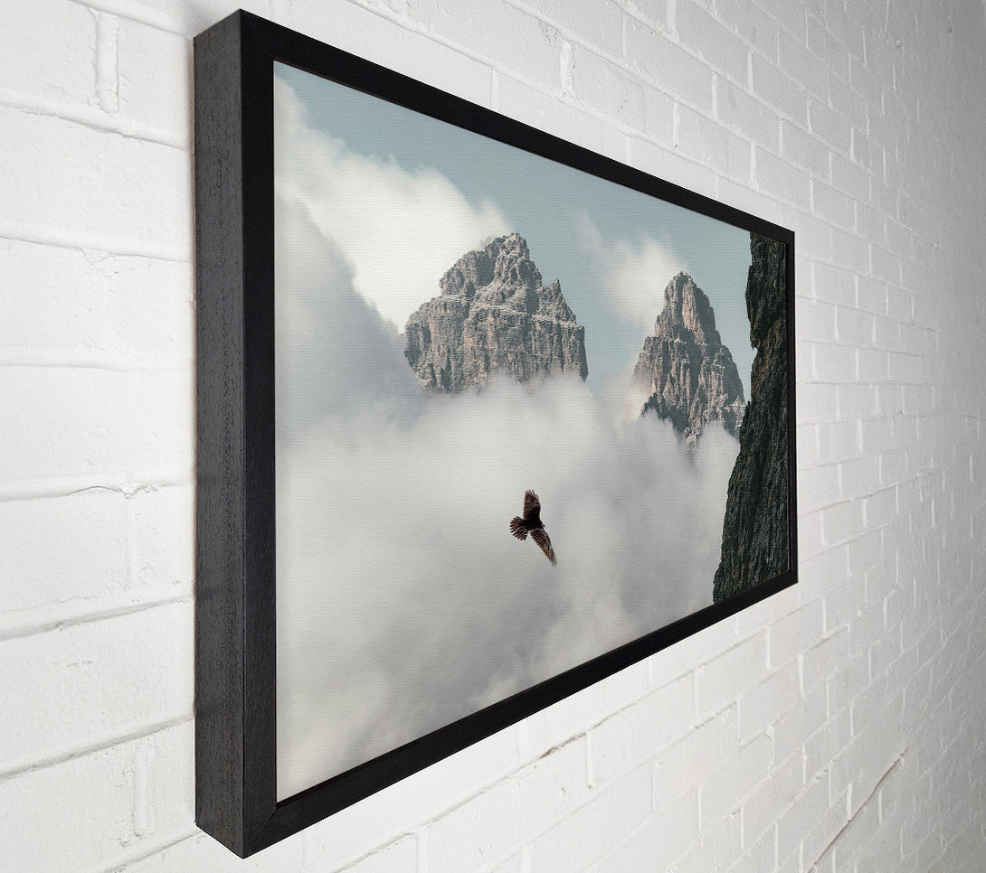  A Canvas Print of Grey Sky Solitude Canvas Wall Art