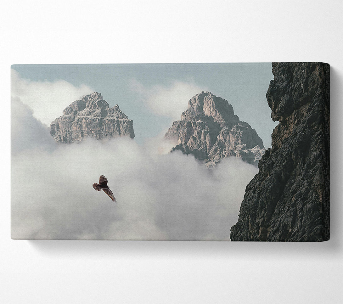  A Canvas Print of Grey Sky Solitude Canvas Wall Art