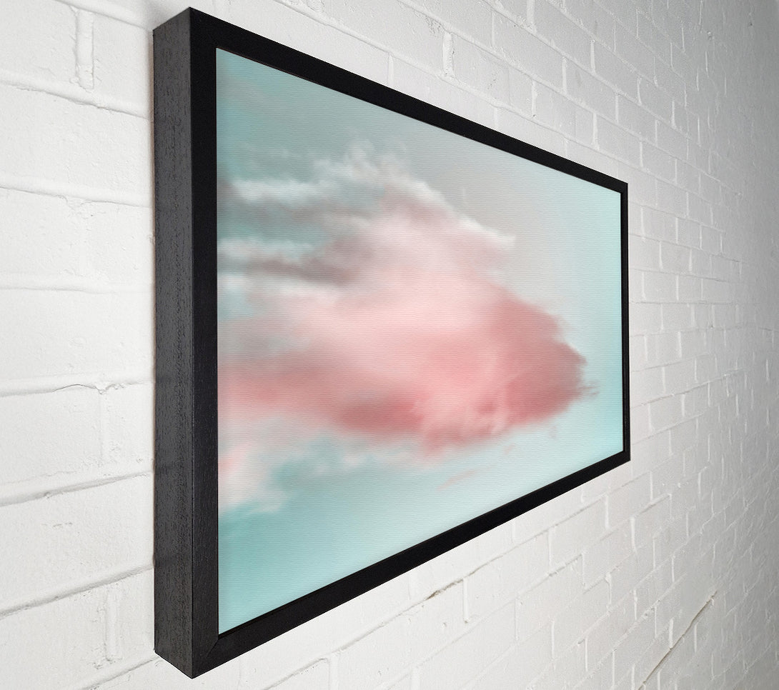  A Canvas Print of Soft Pink Cloudscape Canvas Print