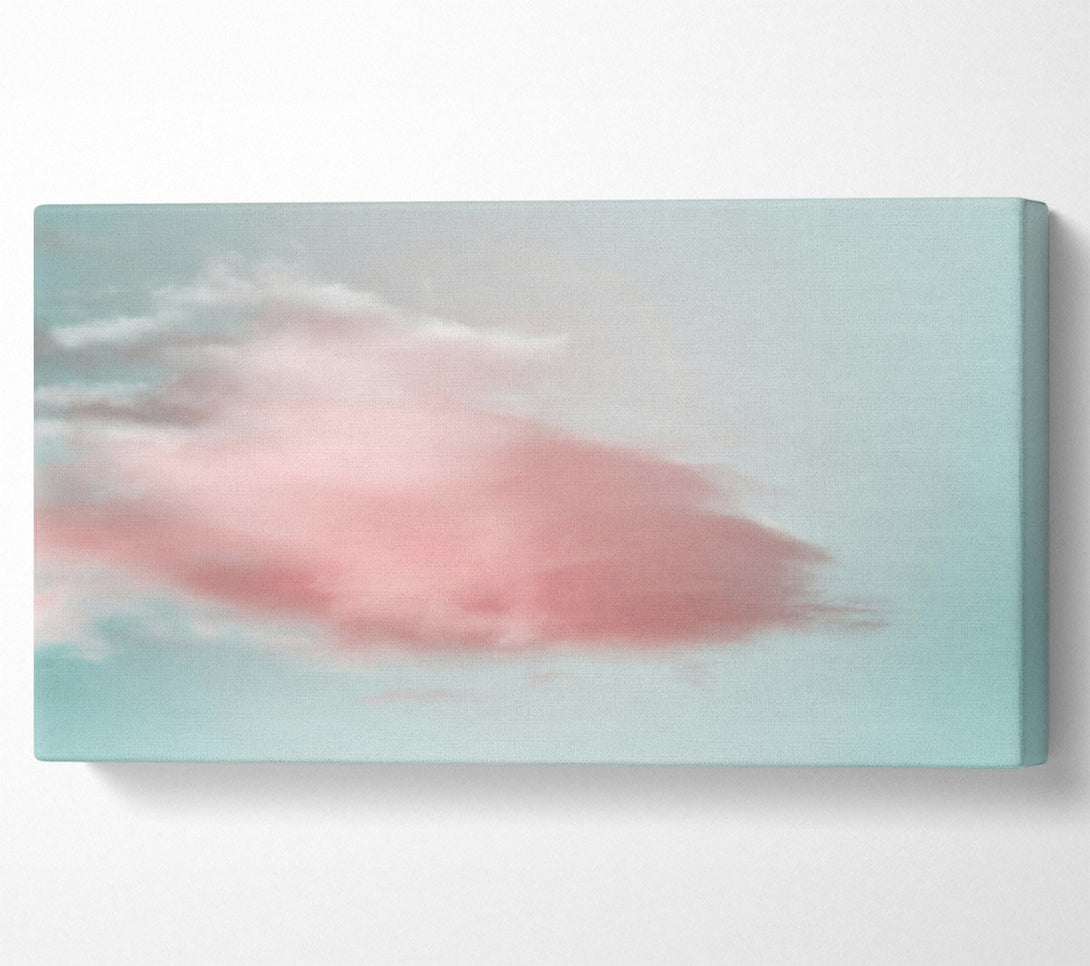  A Canvas Print of Soft Pink Cloudscape Canvas Print