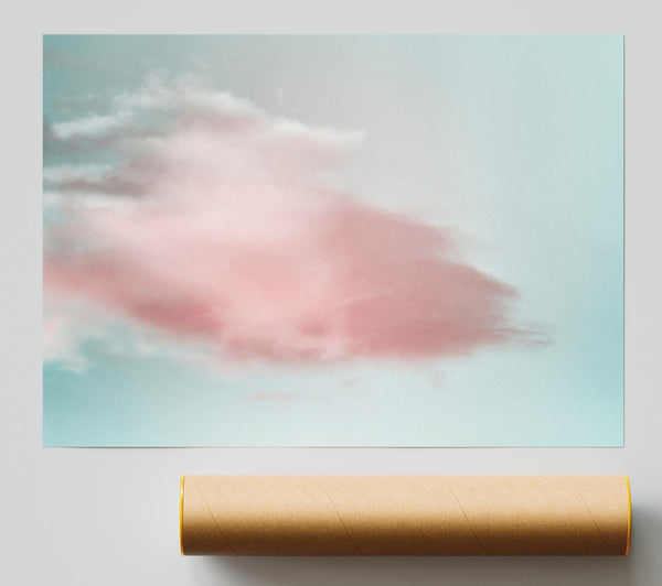 Soft Pink Cloudscape Giclee Print