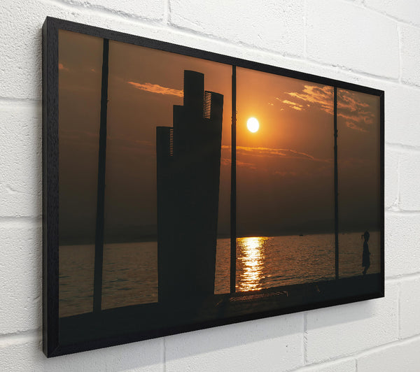 Golden Sun Silhouette
