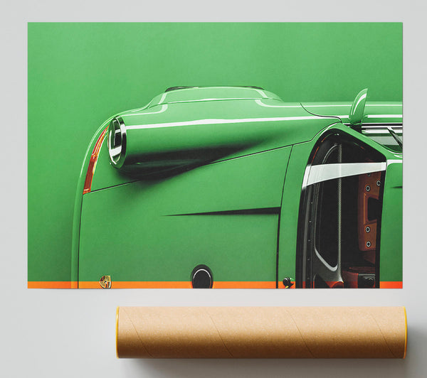 Porsche 911 Race Poster
