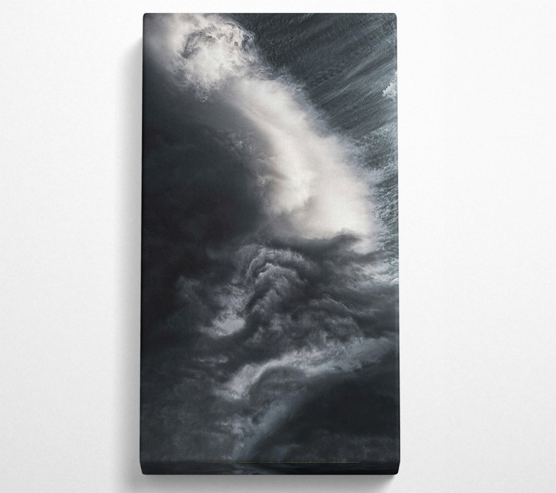  A Canvas Print of Grey Cloud Embrace Canvas Print