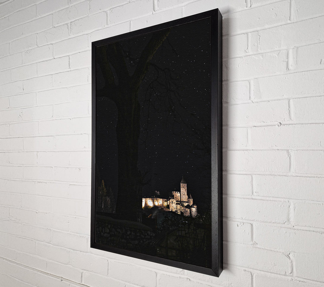  A Canvas Print of Golden Castle Starlight Canvas Wall Art