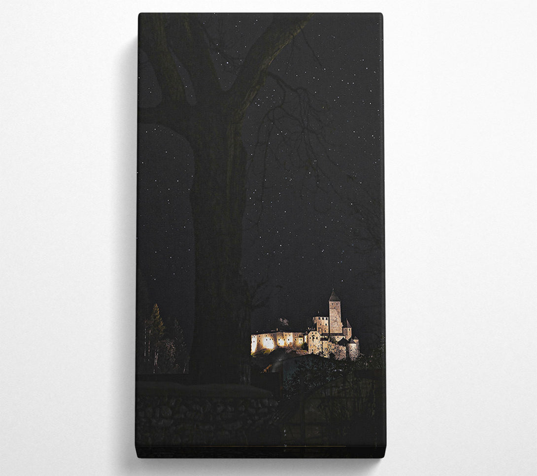  A Canvas Print of Golden Castle Starlight Canvas Wall Art
