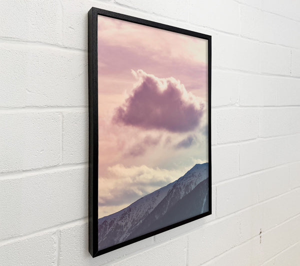 Pink Cloud Over Peaks