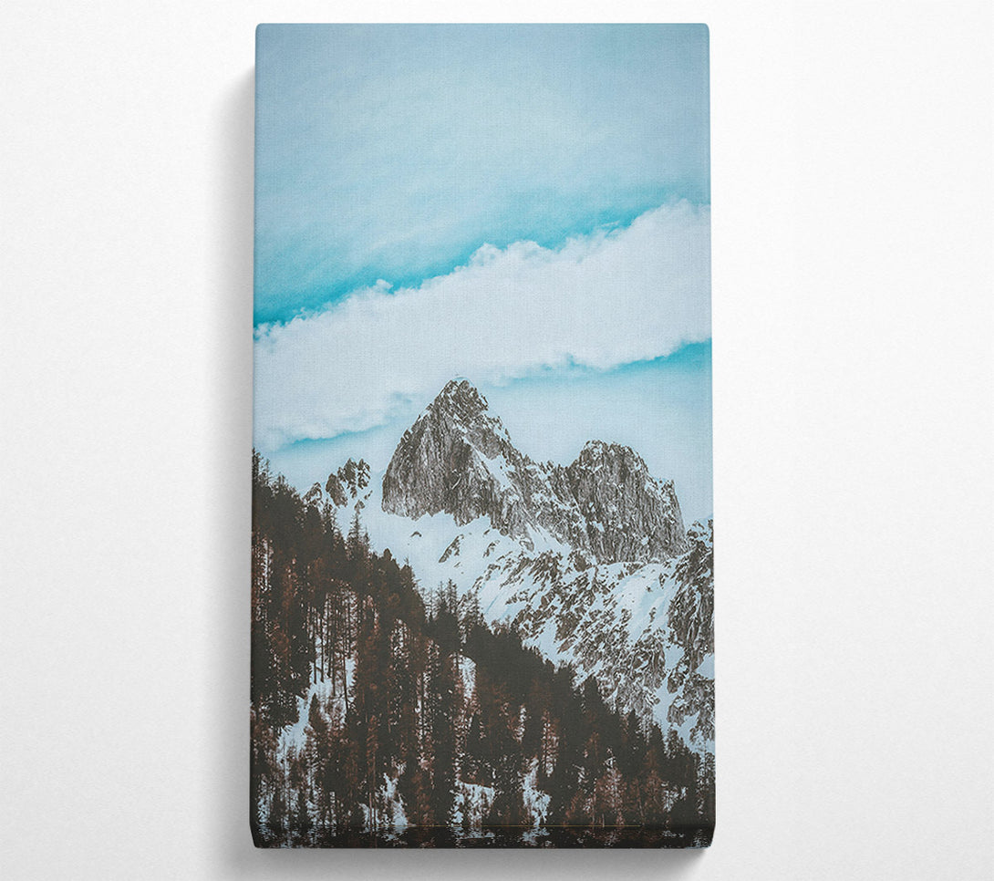  A Canvas Print of Azure Peak Serenity Canvas Print