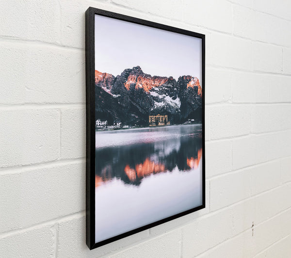 Orange Mountain Reflections