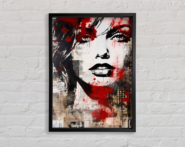 Punk Girl Framed Print
