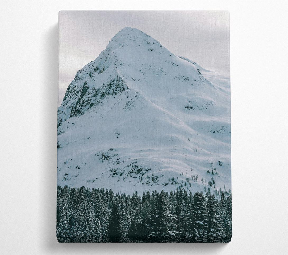  A Canvas Print of White Peak Serenity Canvas Print