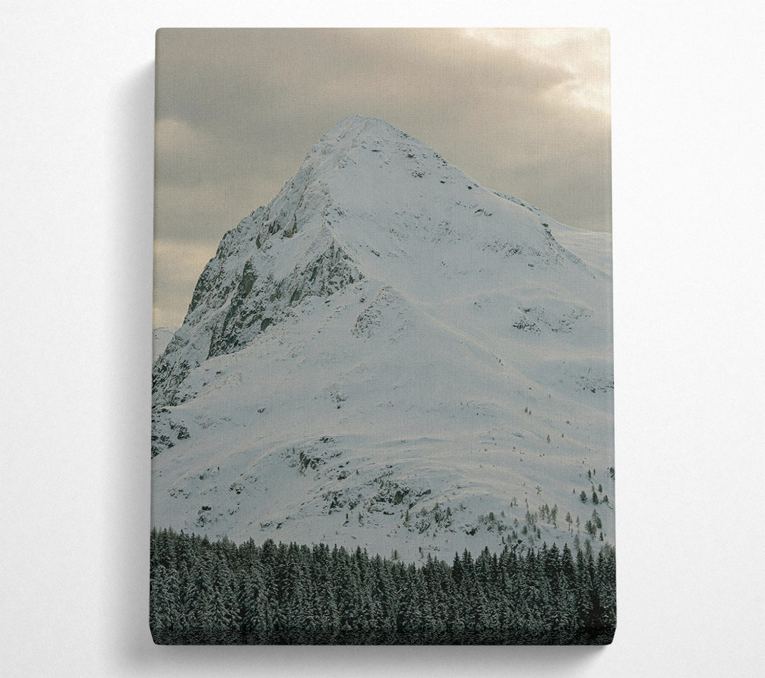  A Canvas Print of White Peak Serenity Canvas Print