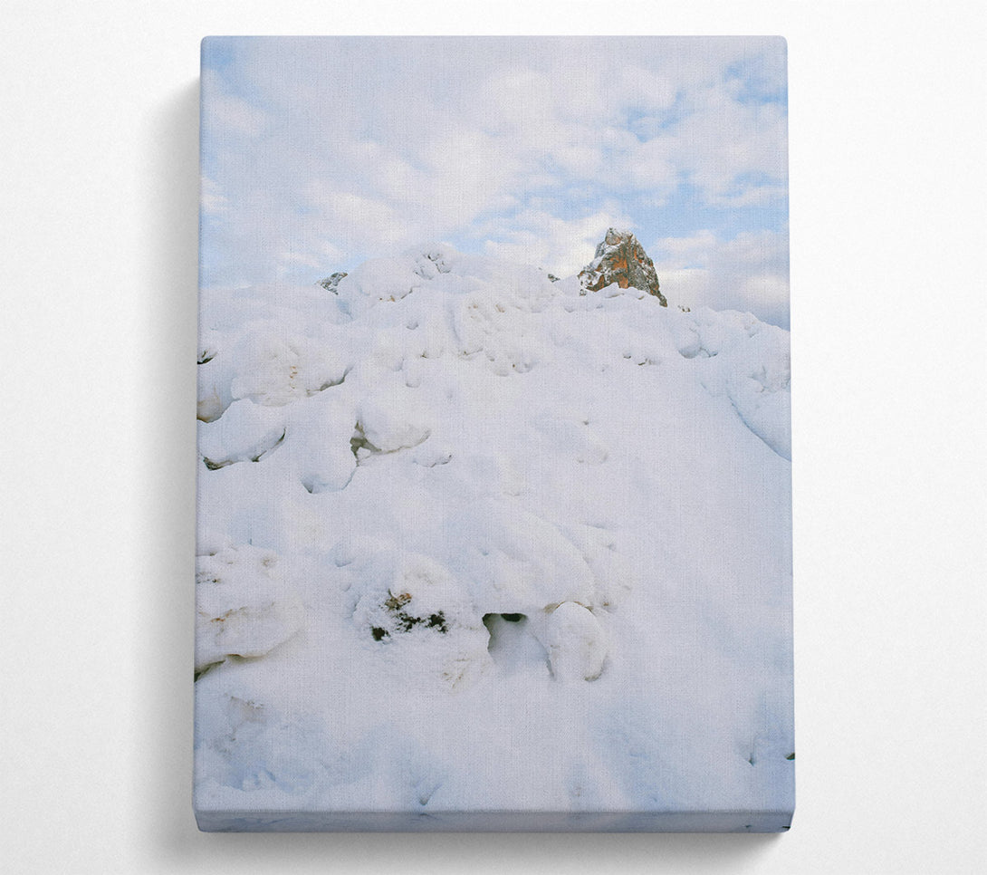  A Canvas Print of White Mountain Peak Canvas Print