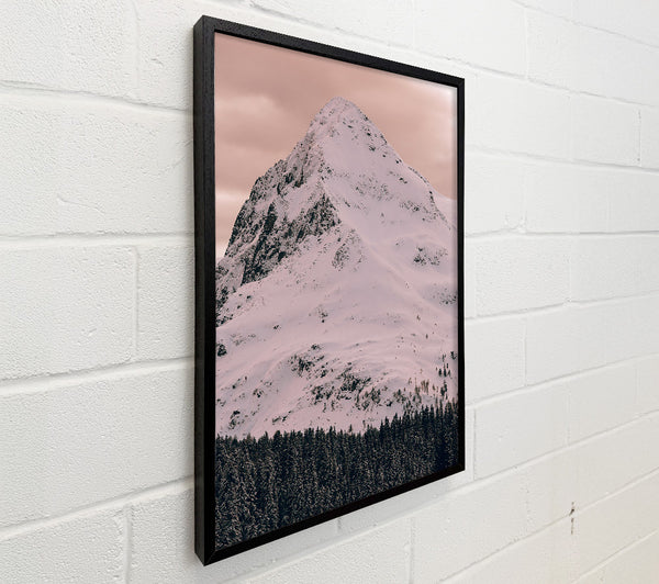 Pink Sky Mountain Peak