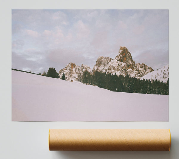 Golden Mountain Silence Print