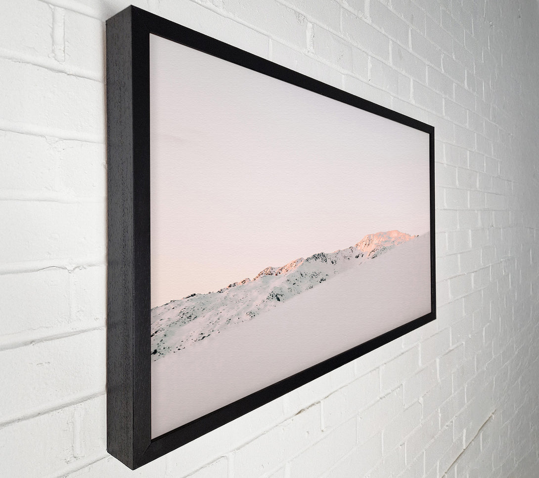  A Canvas Print of Pink Mountain Dawn Canvas Art