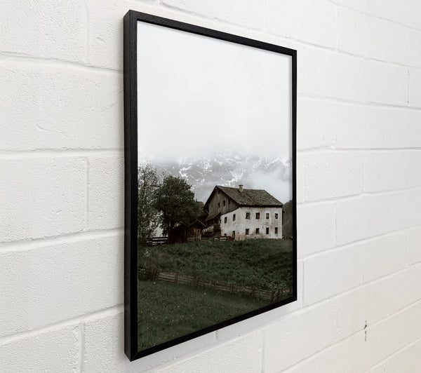 Green House In Fog