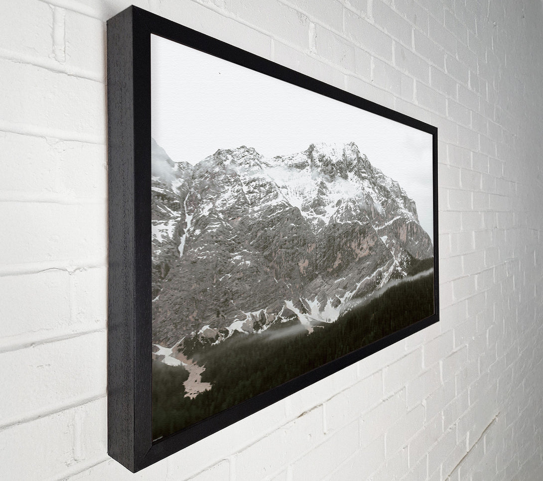  A Canvas Print of White Silent Peaks Canvas Print