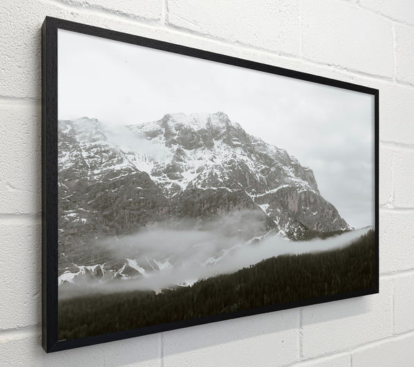 White Peak Through Fog