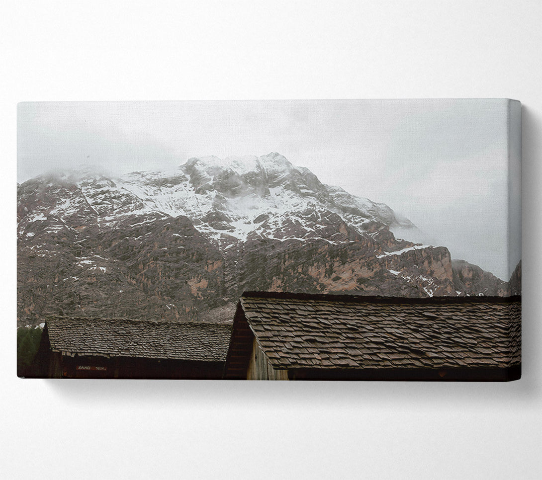  A Canvas Print of Brown Mountain Sky Canvas Print