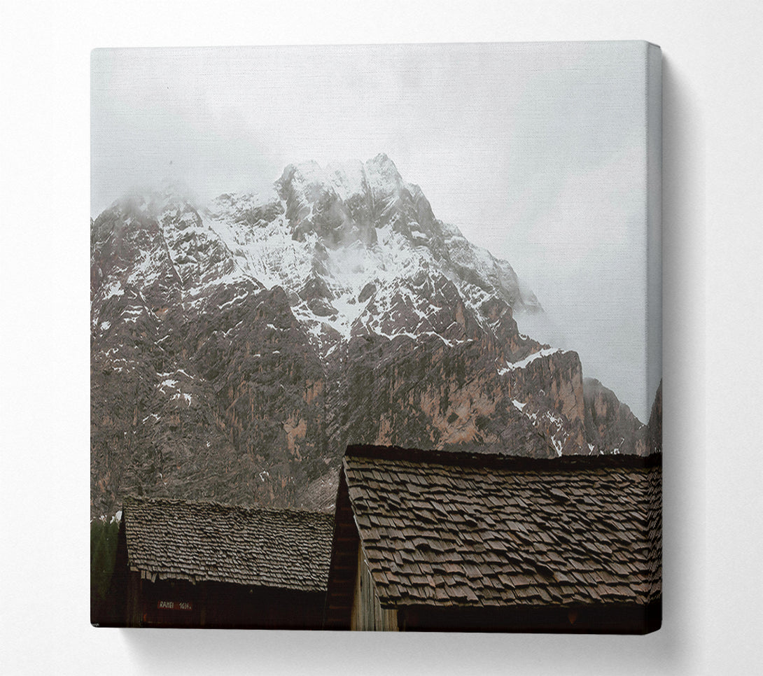  A Canvas Print of Brown Mountain Sky Canvas Print