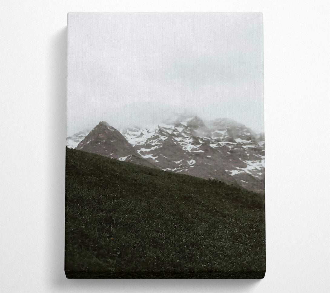  A Canvas Print of Emerald Mountain Mist Canvas Wall Art
